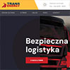 strona internetowa firmy transportowej Transenergy